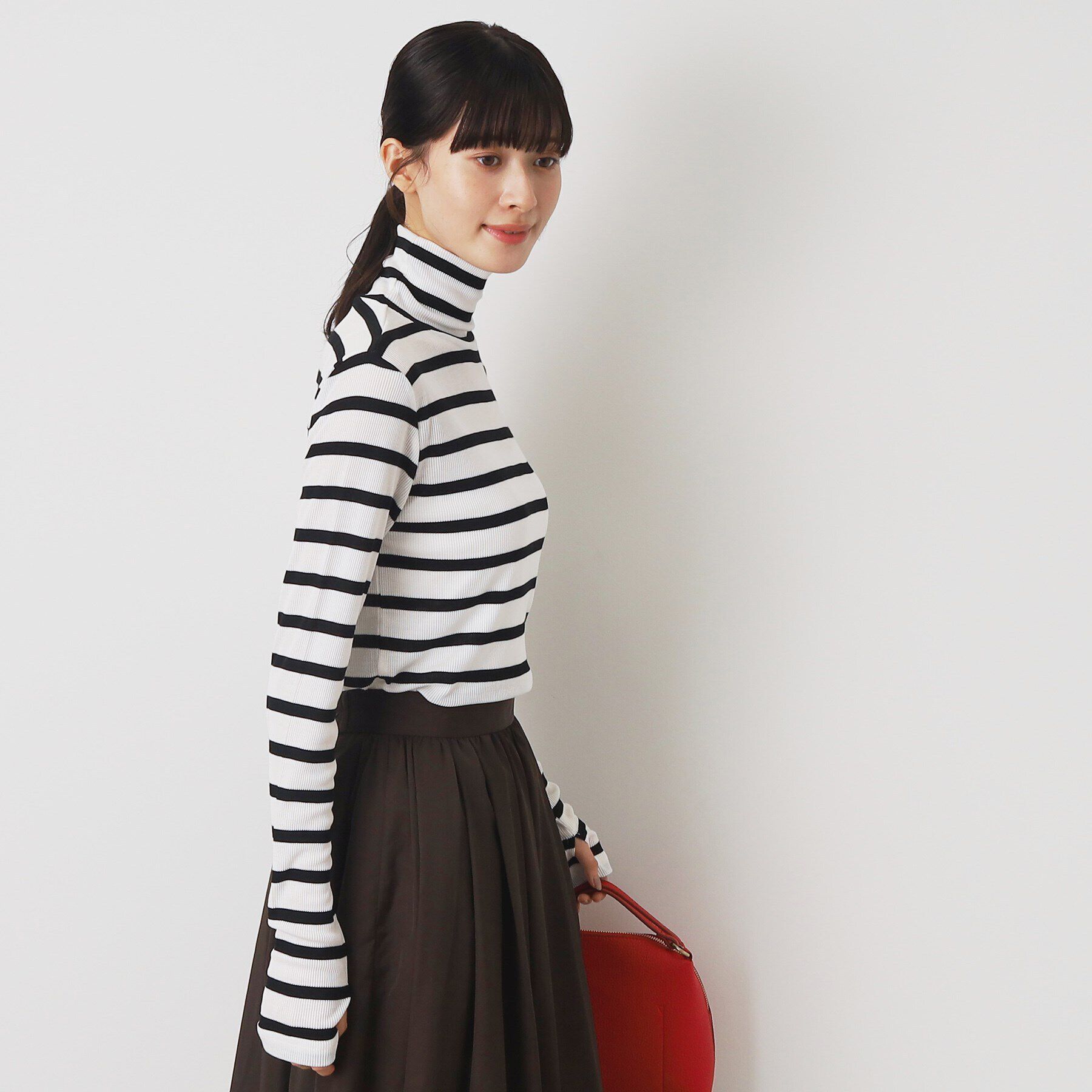 Dessin「リブタートルネックロングスリーブ」|Tシャツ・カットソー|