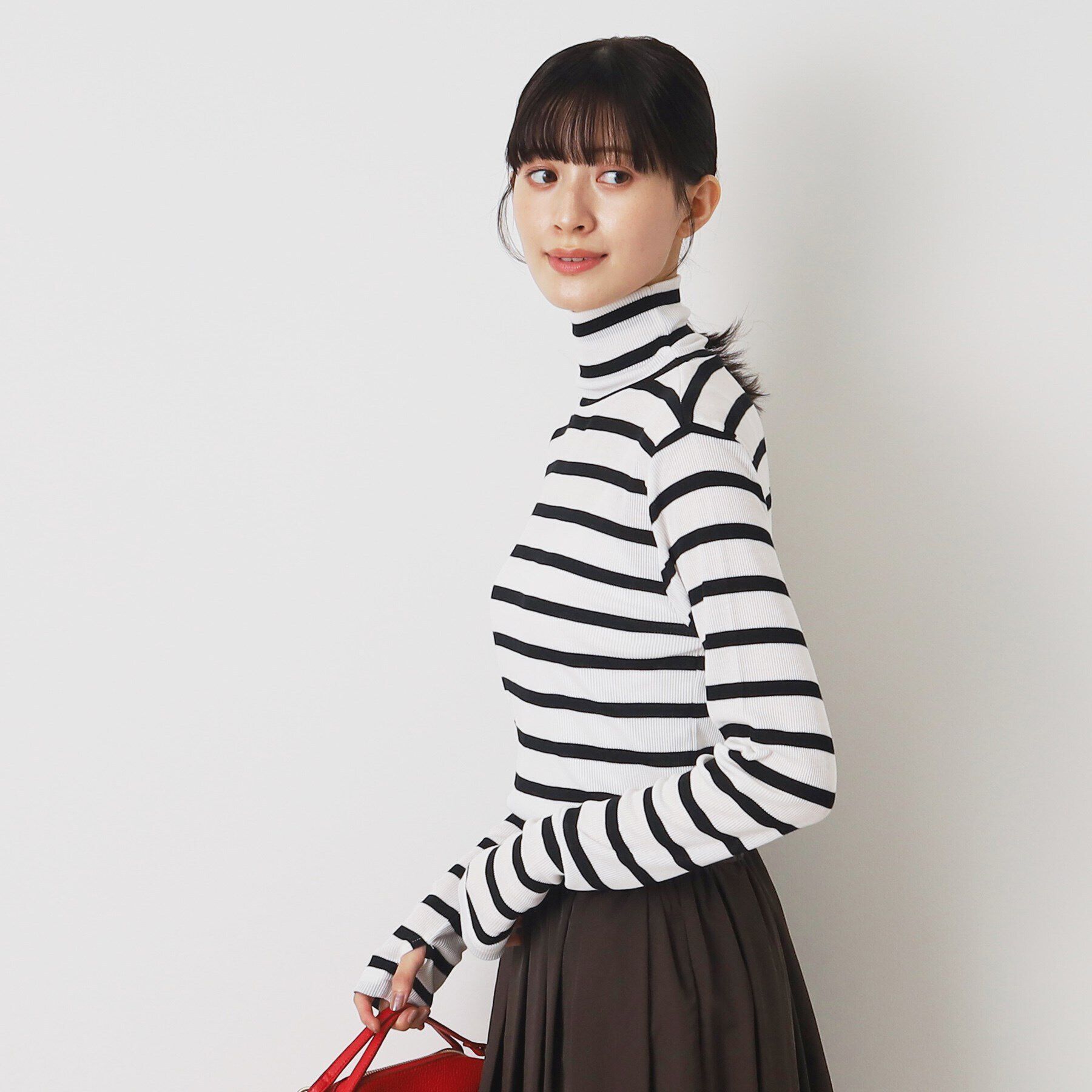 Dessin「リブタートルネックロングスリーブ」|Tシャツ・カットソー|