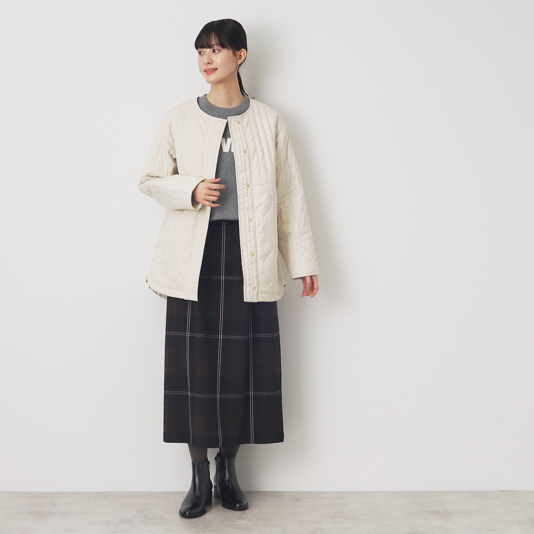 Dessin「中綿キルトジャケット（XS～L）」|ブルゾン・スタジャン|