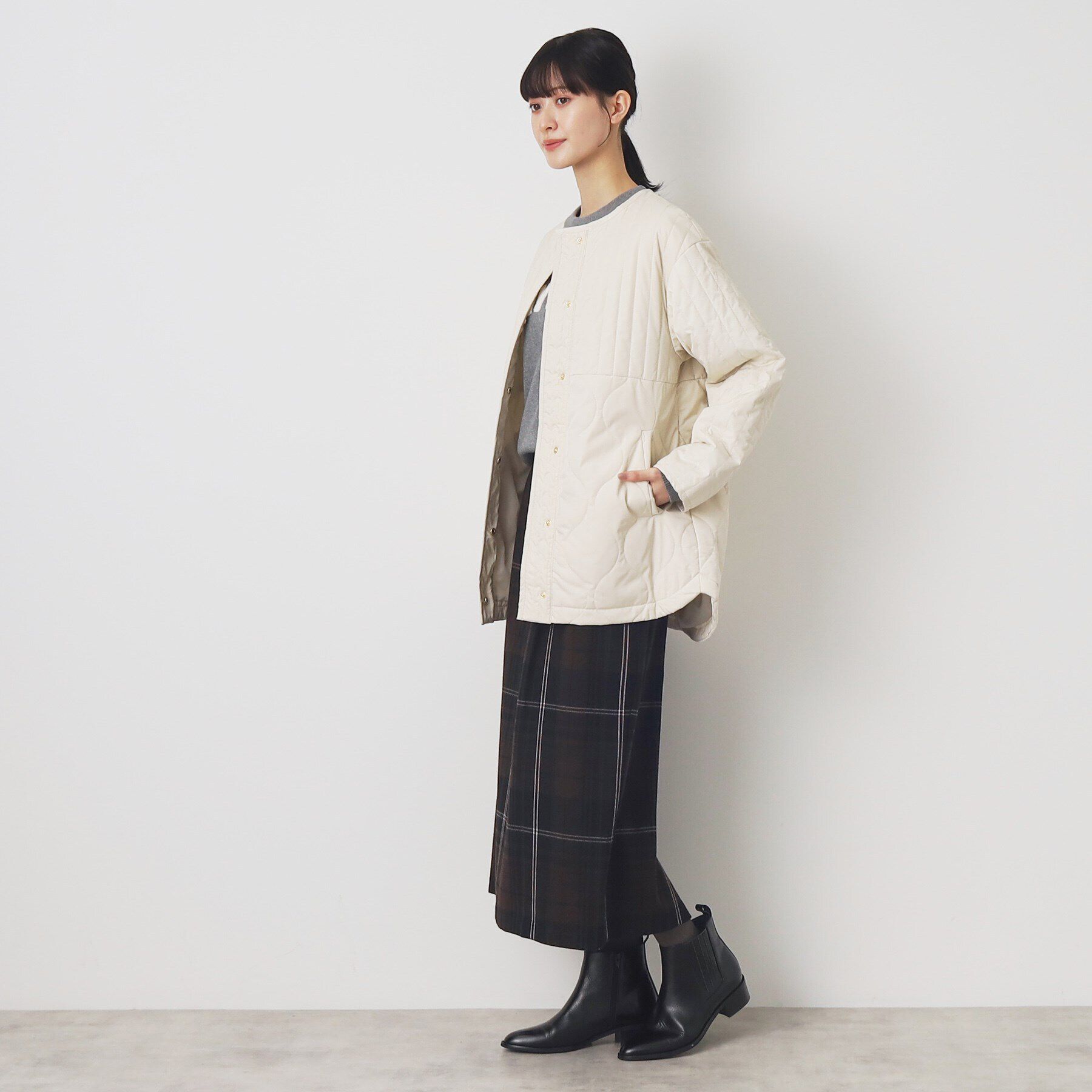 Dessin「中綿キルトジャケット（XS～L）」|ブルゾン・スタジャン|