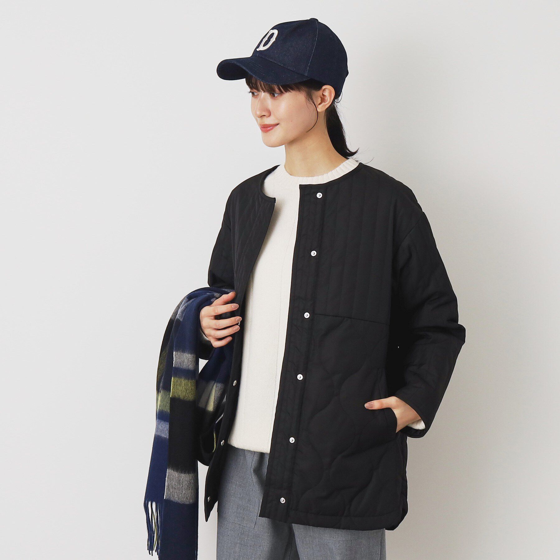 Dessin「中綿キルトジャケット（XS～L）」|ブルゾン・スタジャン|