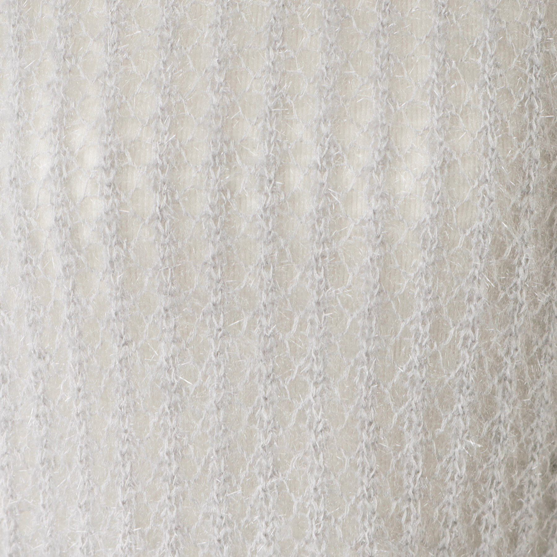 Dessin「【洗える】ショート丈メッシュラメニット（S～L）」|ニット・セーター|