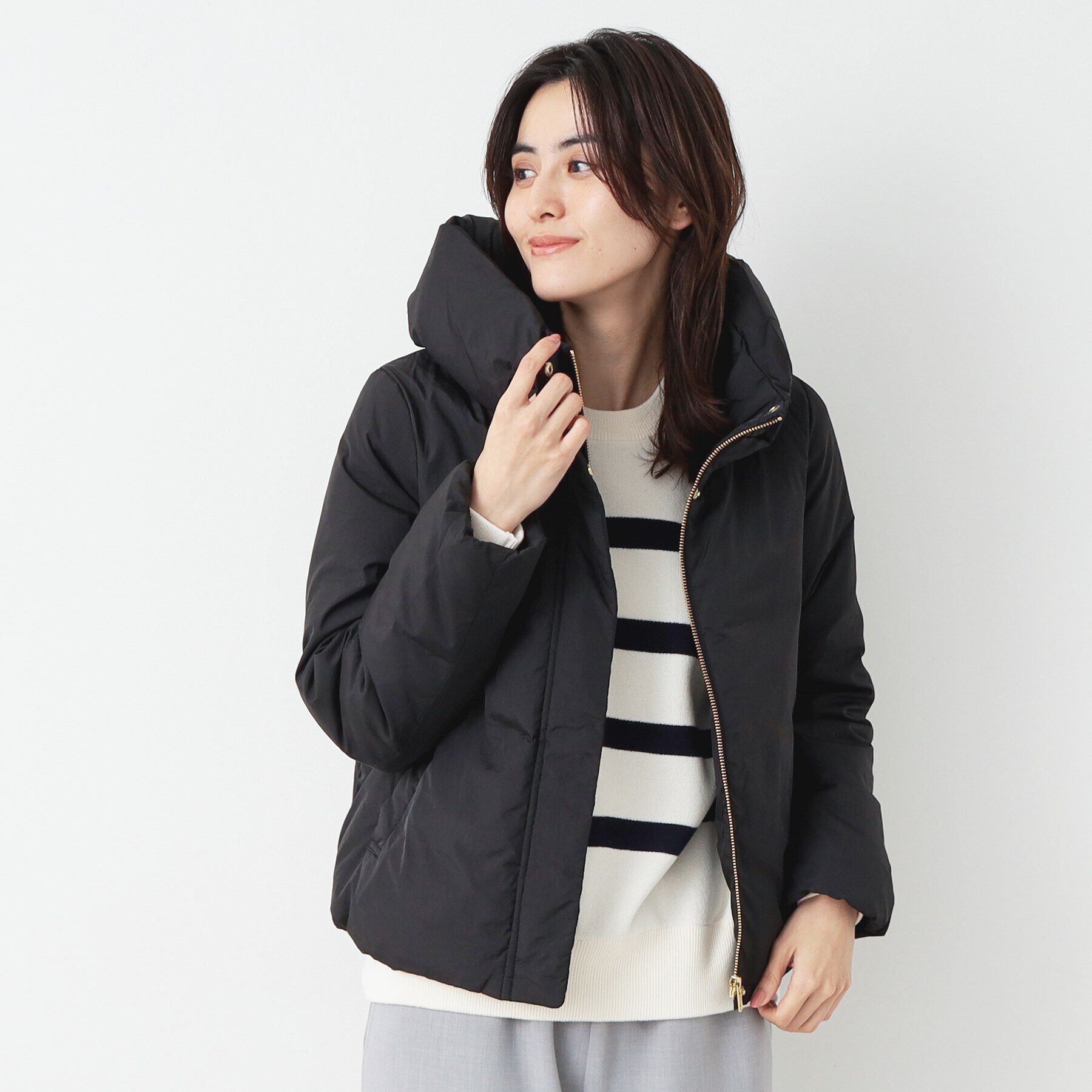 Dessin「ステッチレスダウンショート（XS～L）」|ダウン|ブラック(019)