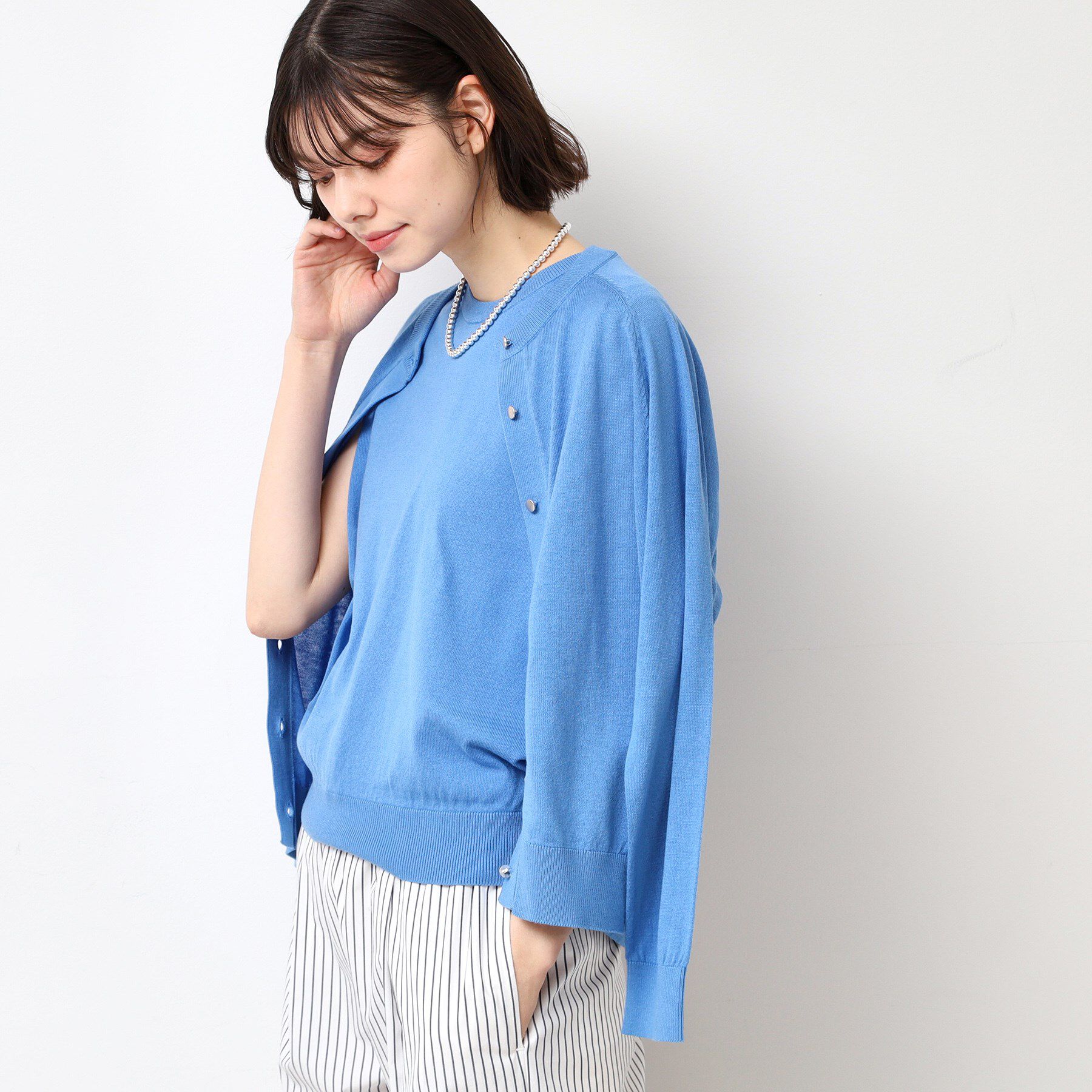 Dessin「【洗える・2点セット】アンサンブルニット（S～L）」|カーディガン|