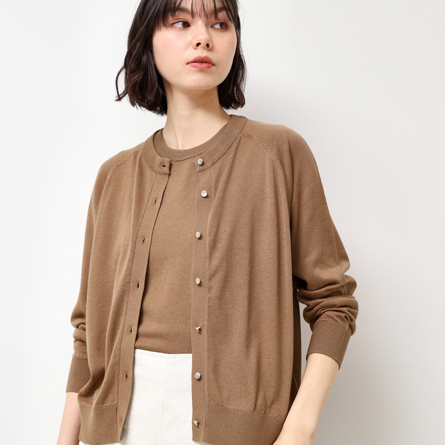 Dessin「【洗える・2点セット】アンサンブルニット（S～L）」|カーディガン|