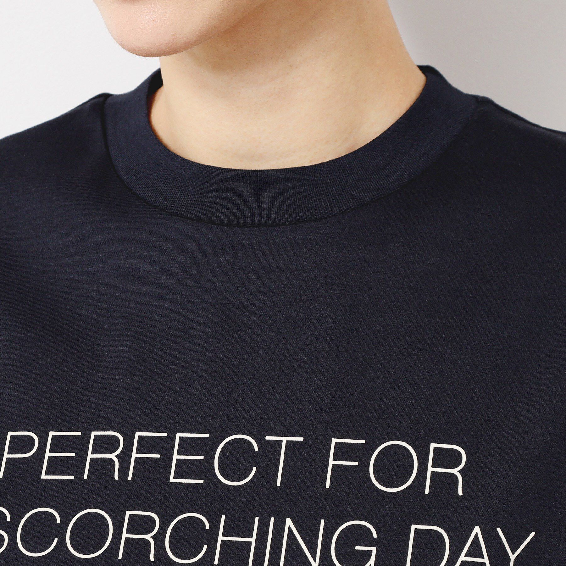 Dessin「【ユニセックス／抗菌防臭／洗える】コットンロゴTシャツ」|Tシャツ・カットソー|