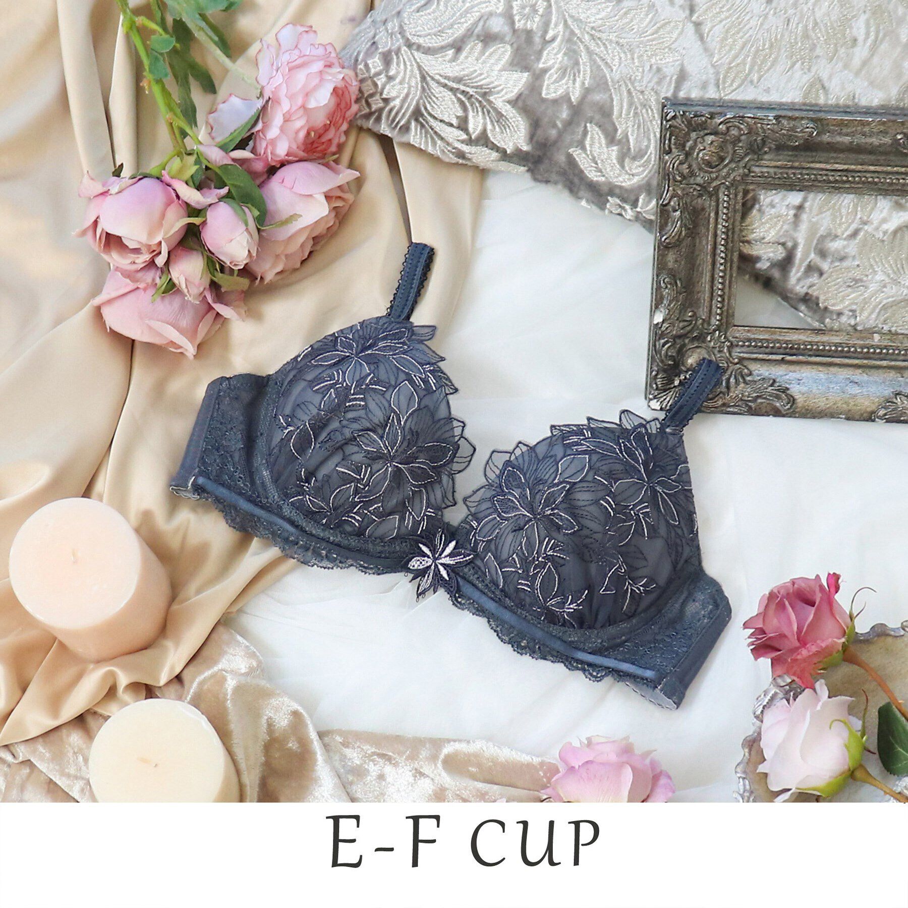 Risa Magli「リヴィア ブラジャー」|インナー|グレー(010)