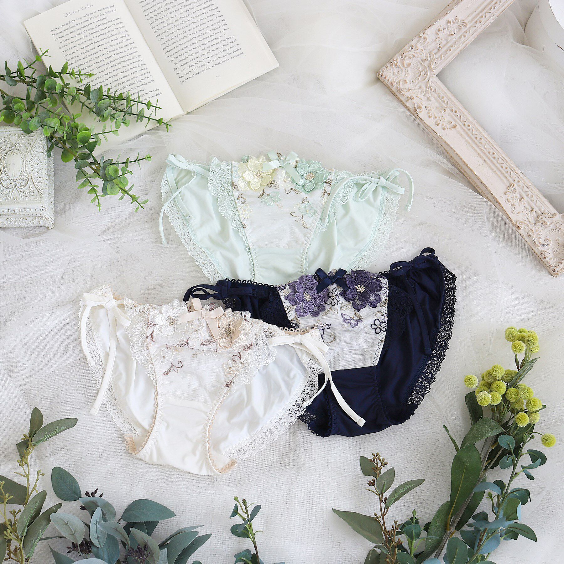 Risa Magli「アイヴィー リボンショーツ」|インナー|