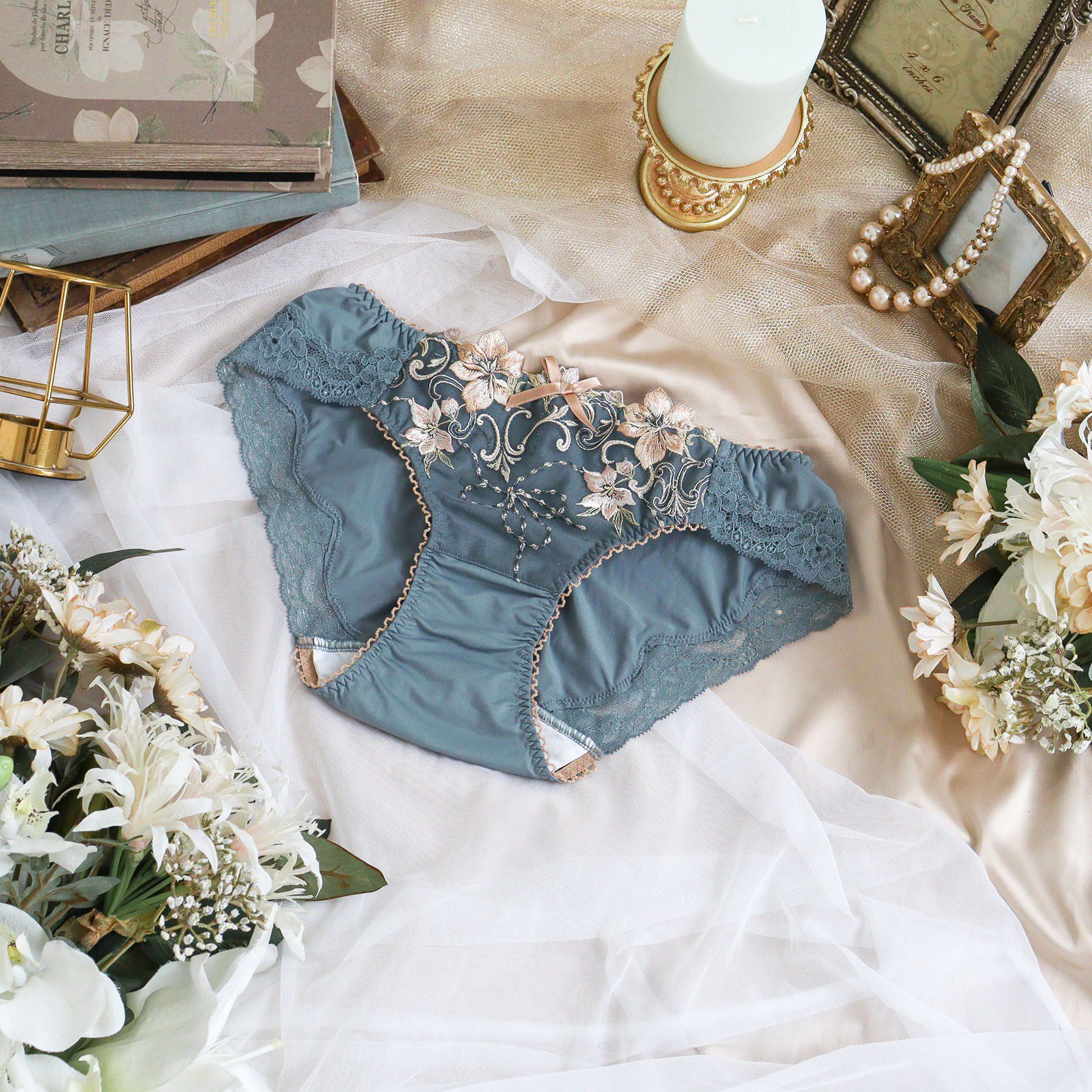 Risa Magli「ヴァネッサ サニタリー」|インナー|グリーン(022)