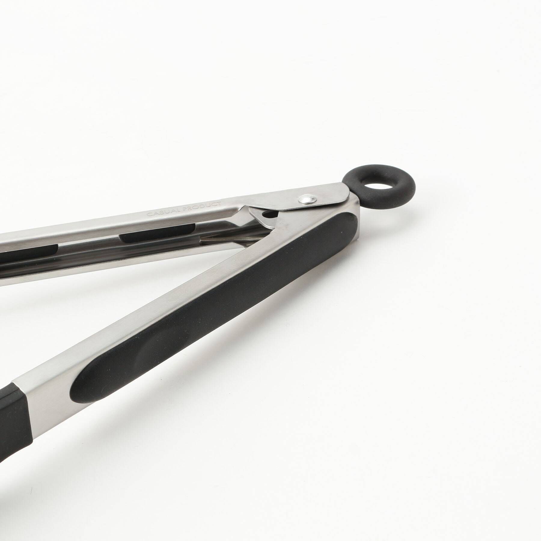 212 KITCHEN STORE「シリコンパスタトング 23cm BK」|食器・キッチングッズ|