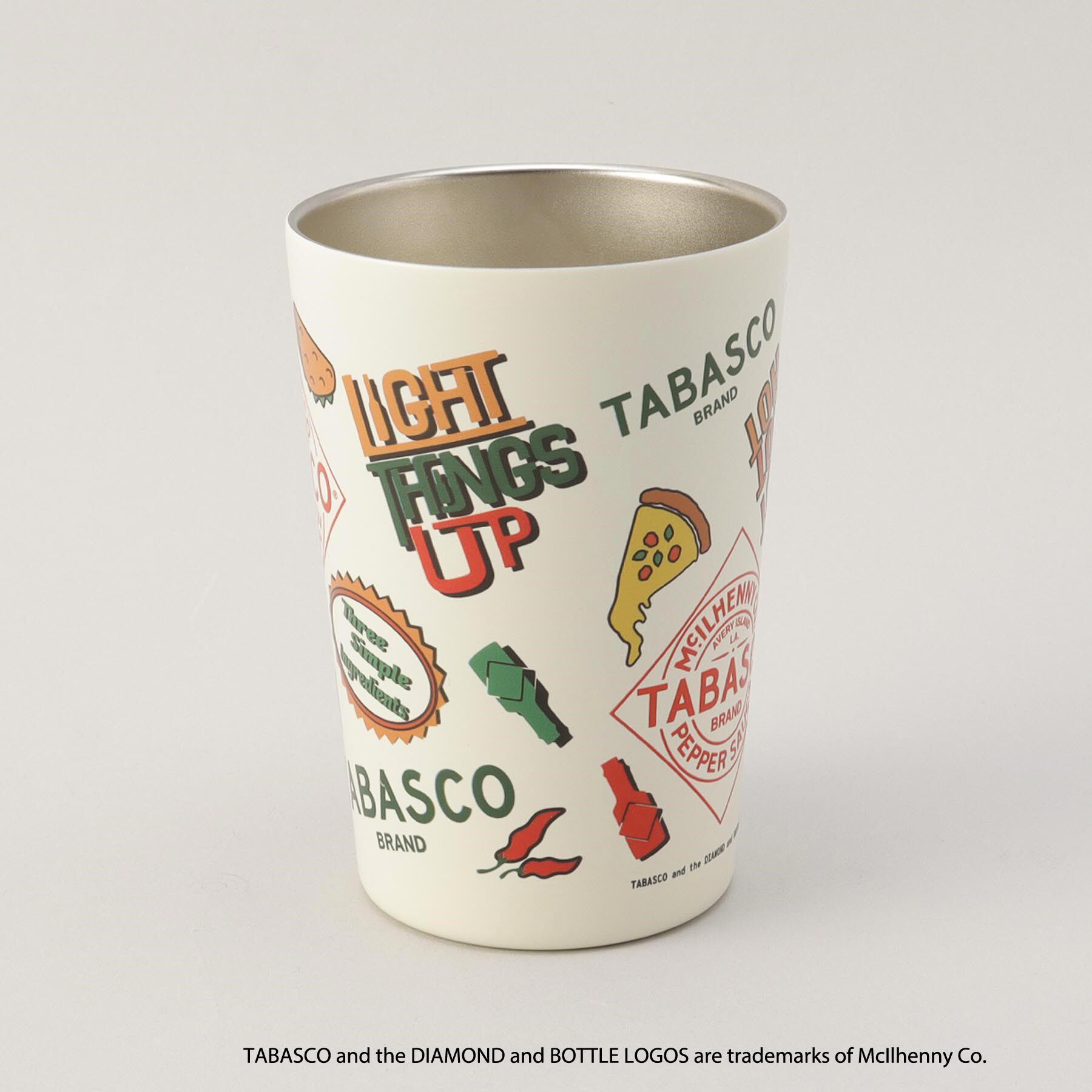 212 KITCHEN STORE「ステンレスタンブラー FOOD ＜TABASCO(R) タバスコ＞」|グラス・マグカップ|