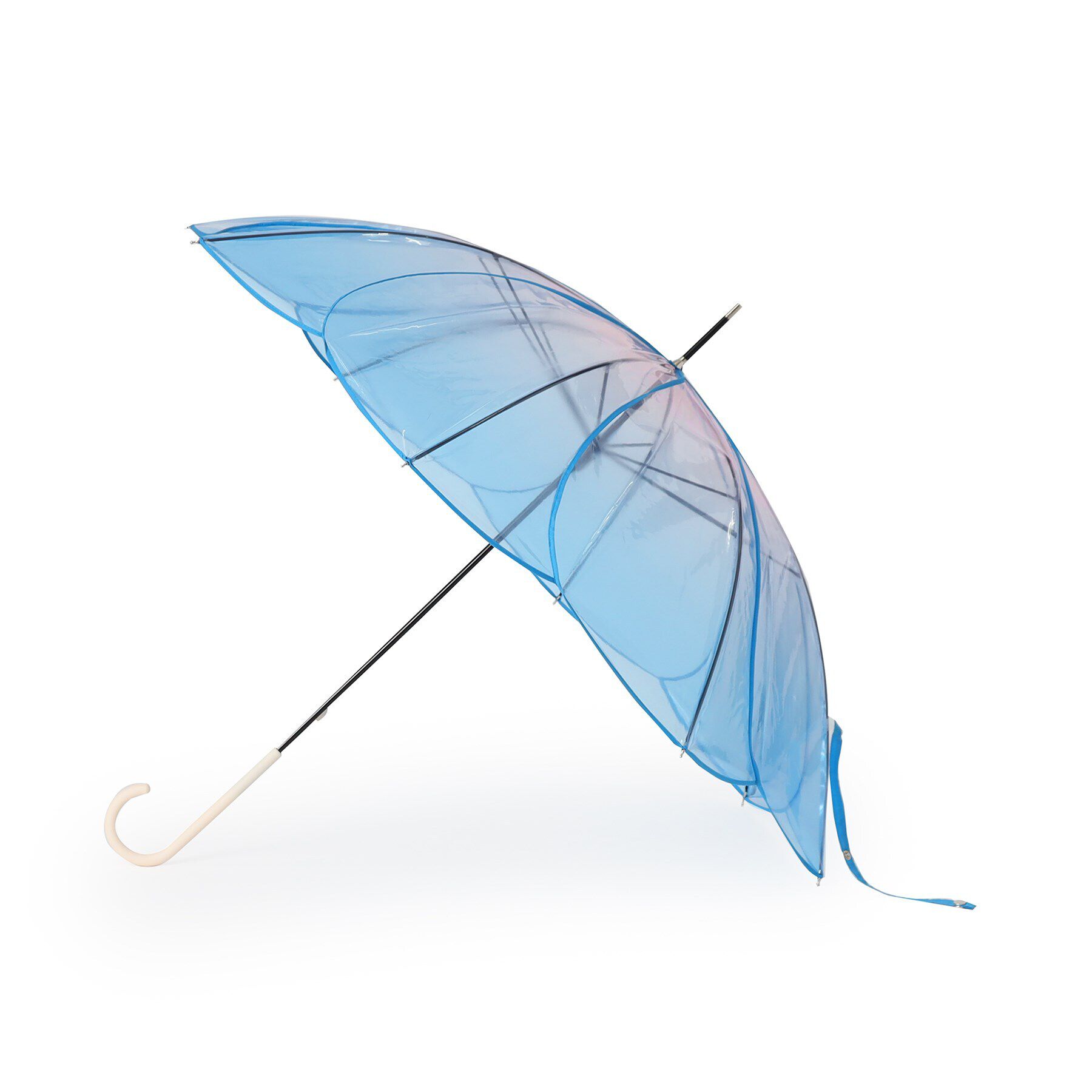 Ober Tashe「クリアアンブレラ／フローラルブーケ【長傘/雨傘/ビニール傘/通勤/通学】」|傘|