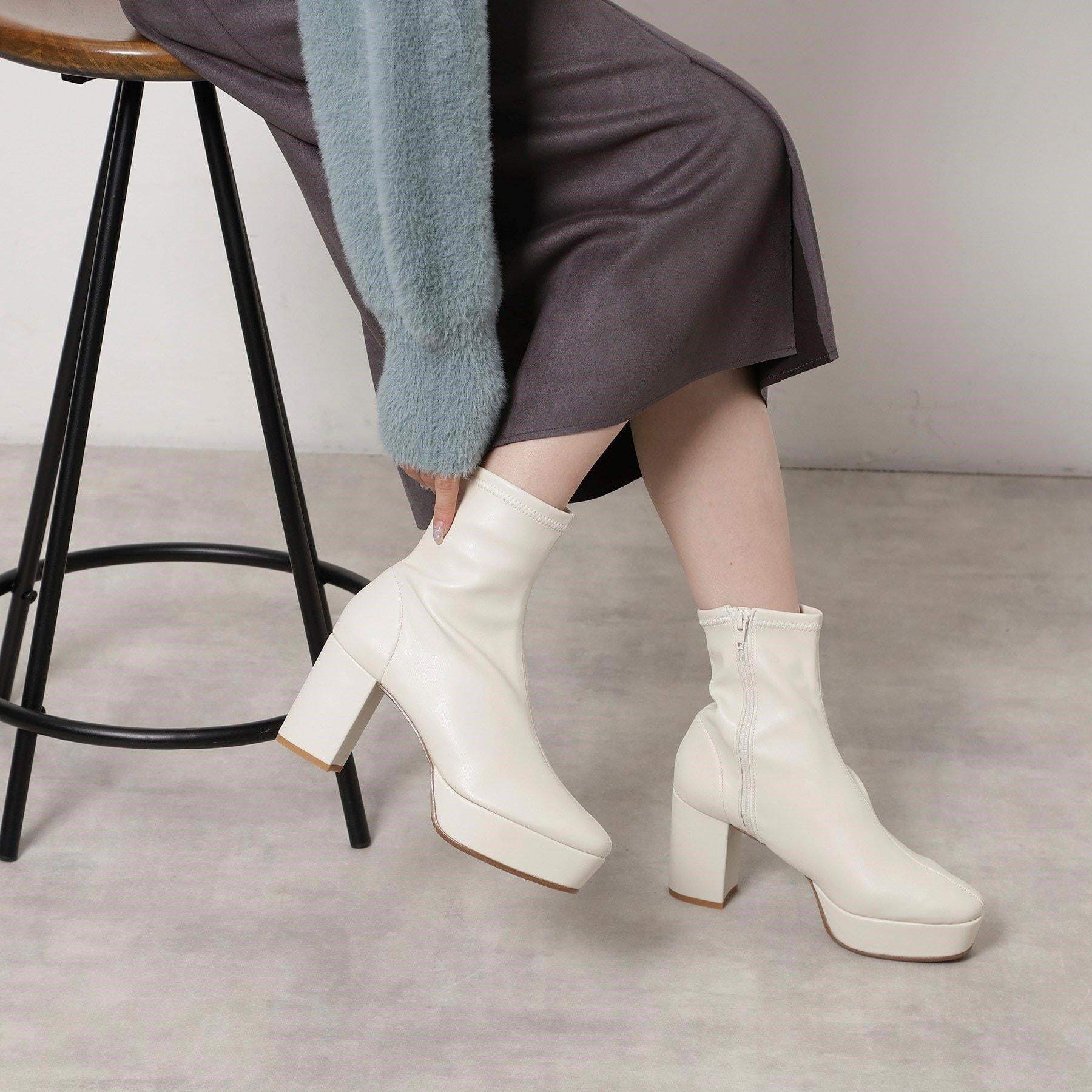 ESPERANZA「ゆる傾斜ショートブーツ」|ショートブーツ|