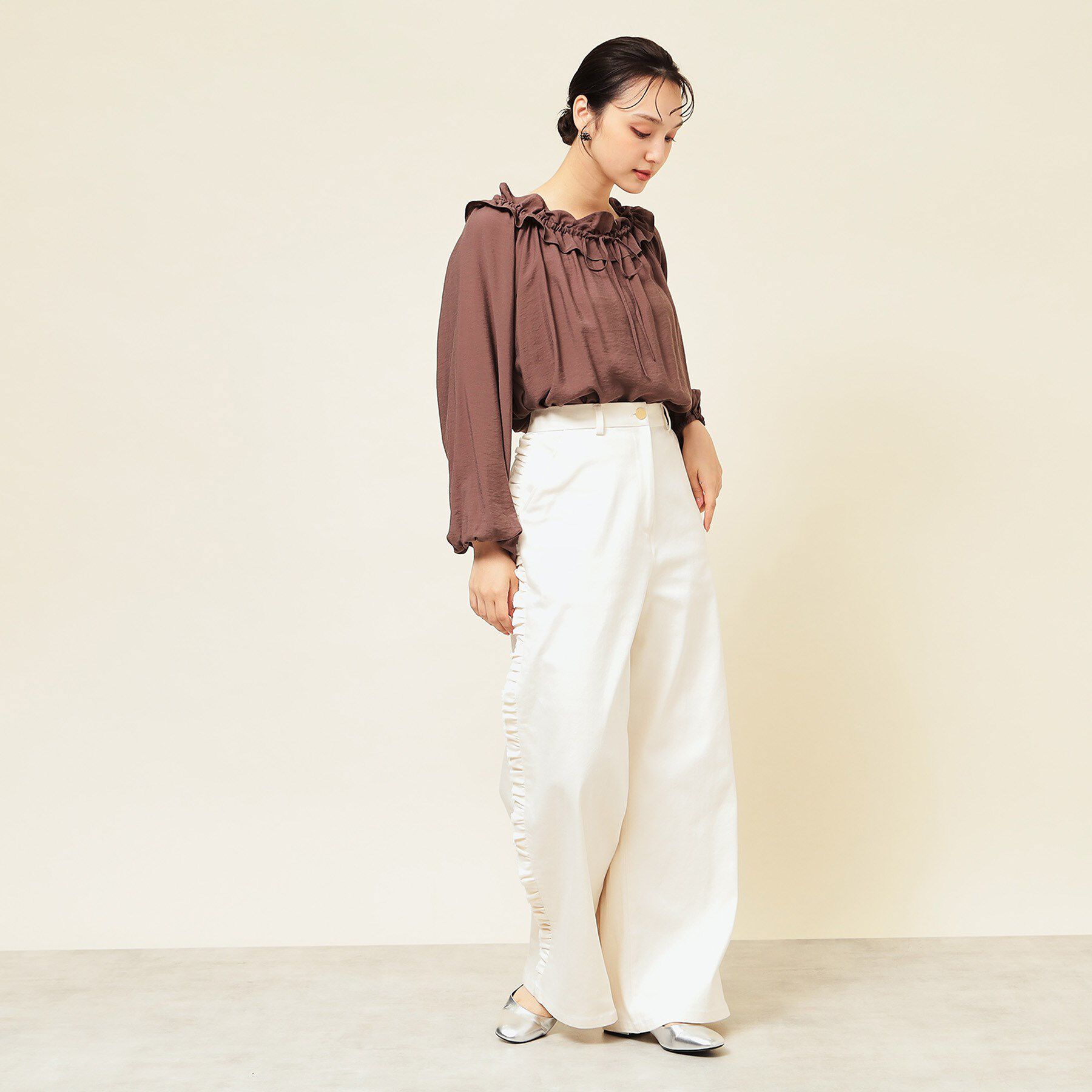 SunaUna「【COLLECTION LINE】フリルデニム」|その他|