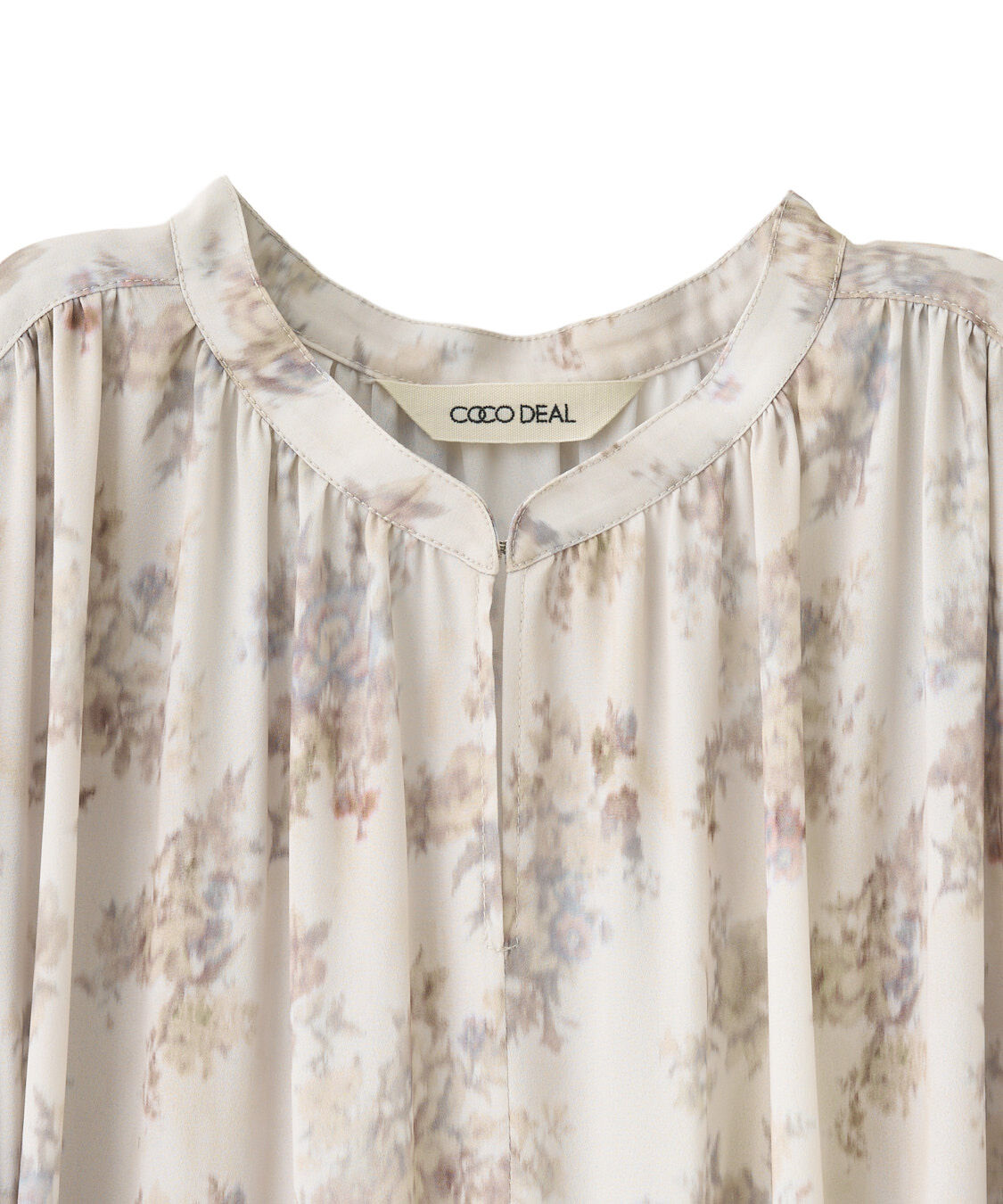 COCO DEAL「【岡崎紗絵さんコラボ】フラワープリントプリーツティアードワンピース」|ワンピース|