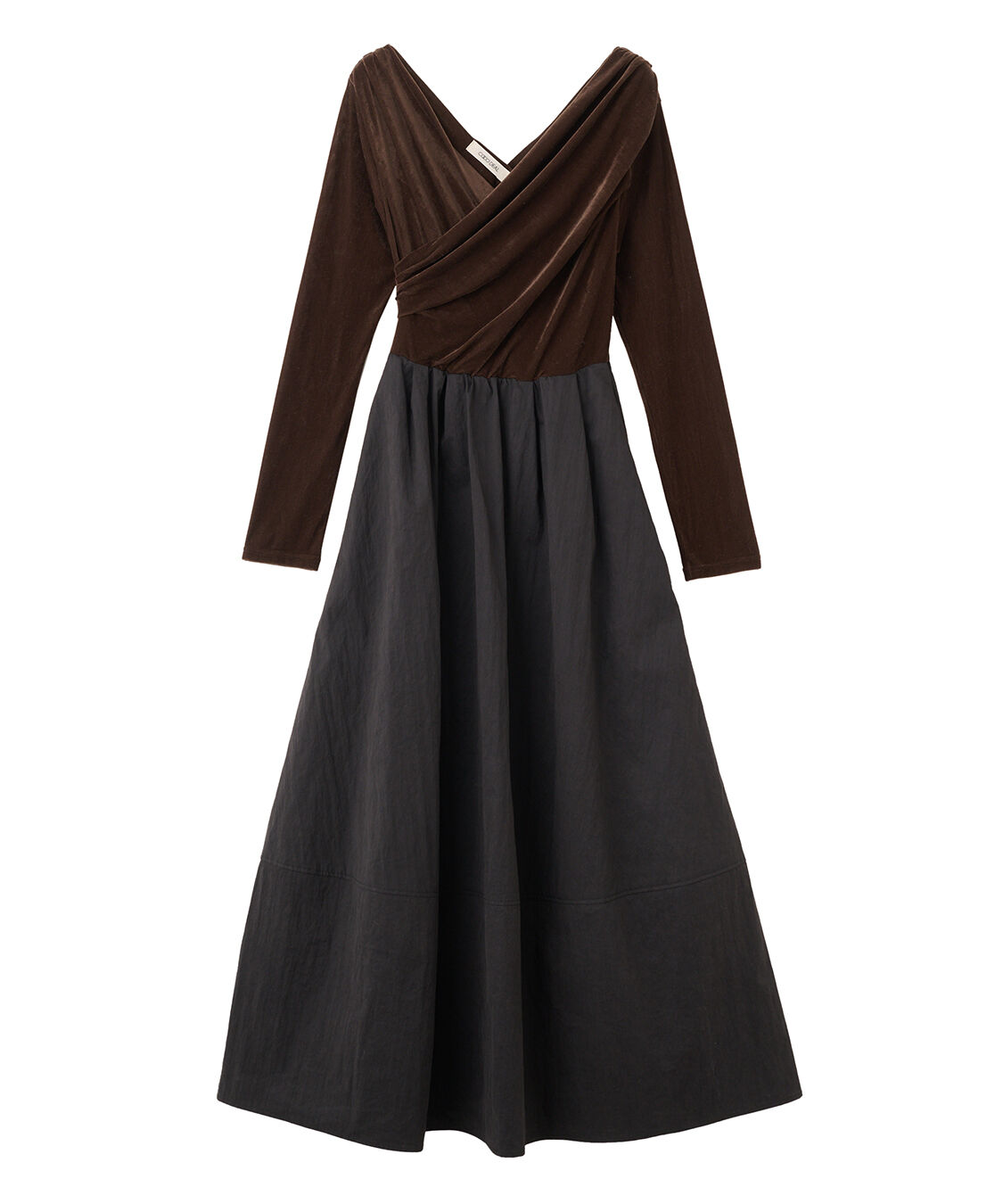 COCO DEAL「ベロアドッキングワンピース」|ワンピース|