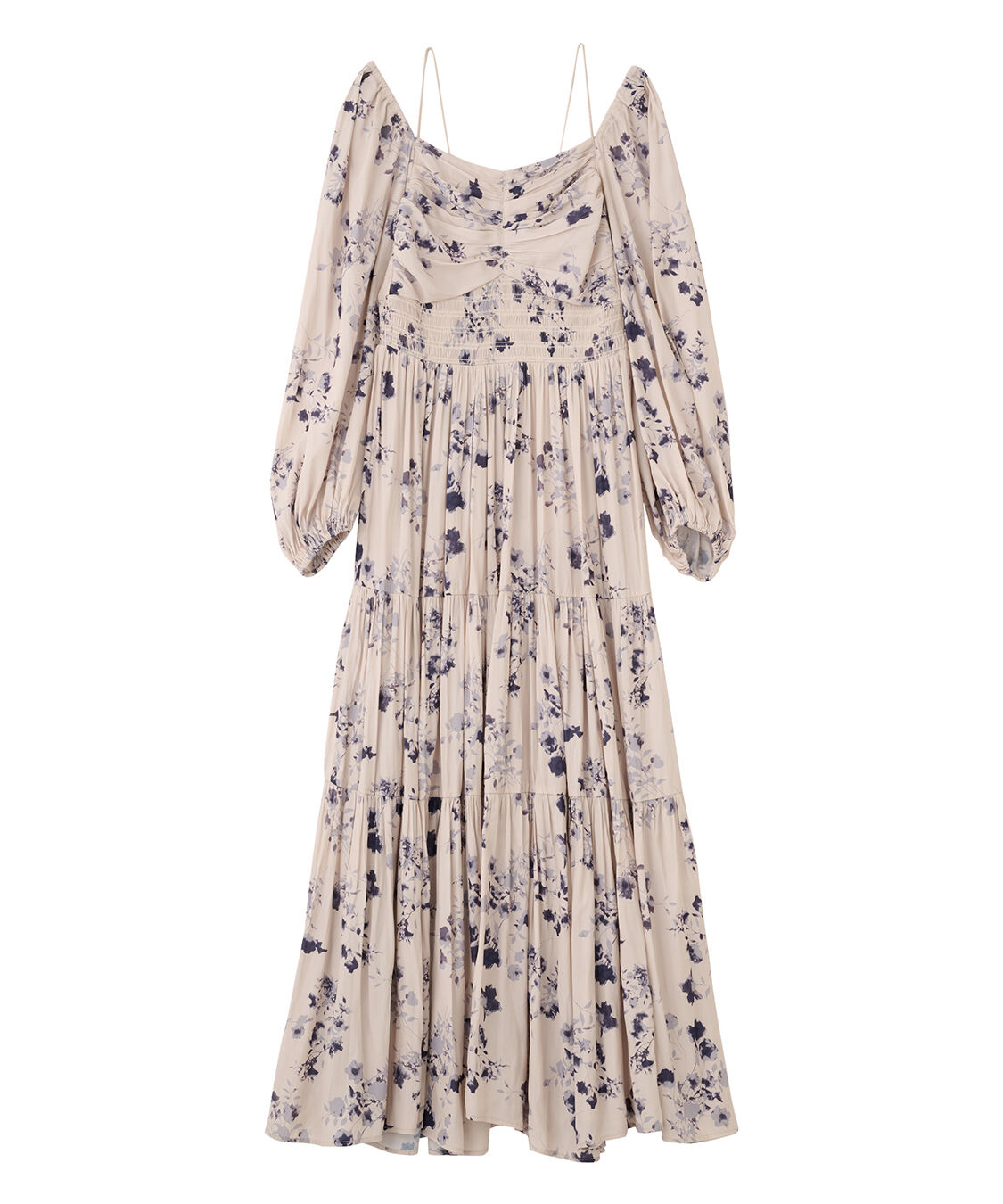 COCO DEAL「シャーリングティアードフラワーワンピース」|ワンピース|