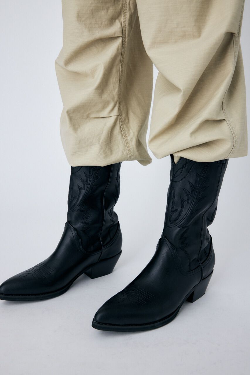 MOUSSY「WESTERN ブーツ」|その他|BLK