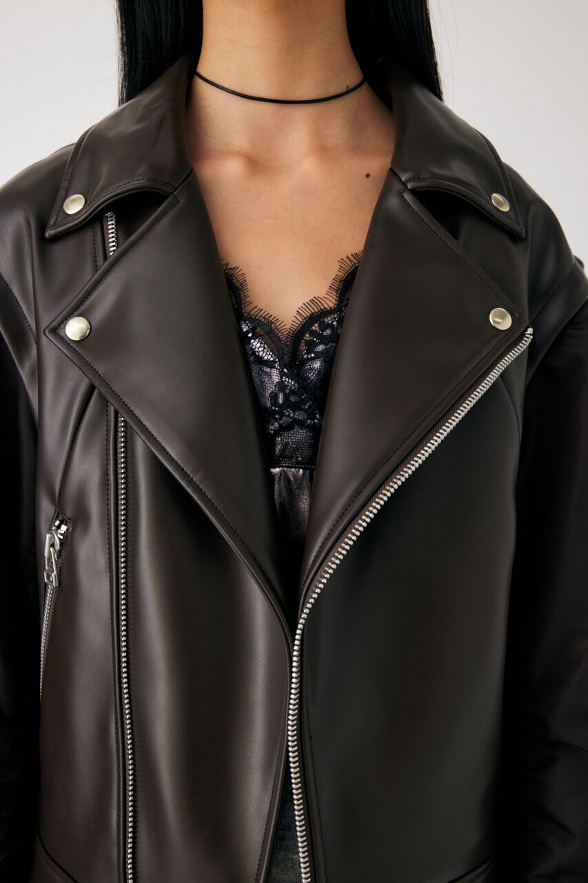 MOUSSY「FAUX LEATHER DETACHABLE ジャケット」|その他|