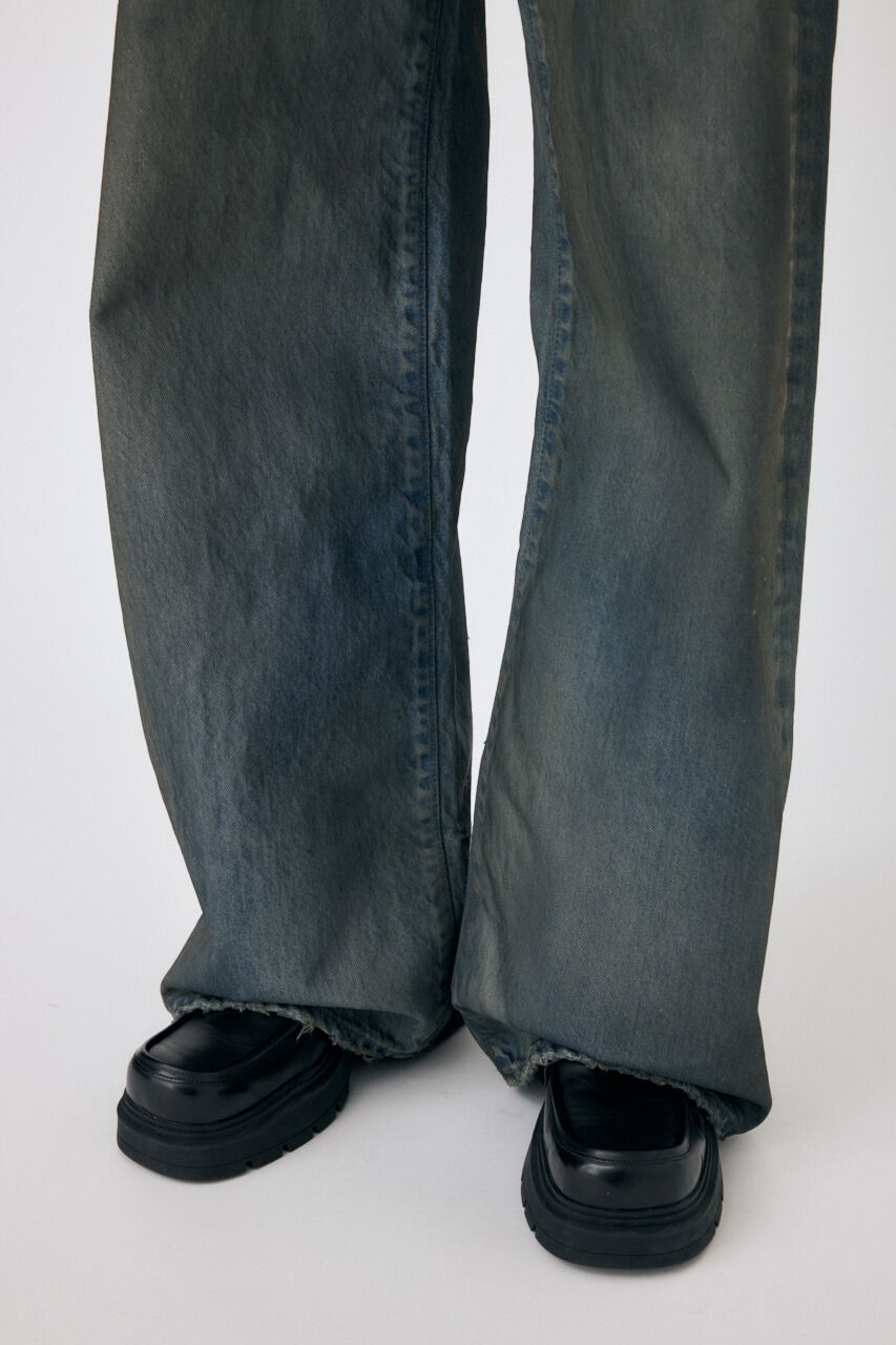 MOUSSY「MIDRISE RUSTER バギーデニム」|デニム|