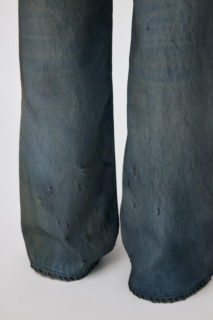 MOUSSY「MIDRISE RUSTER バギーデニム」|デニム|