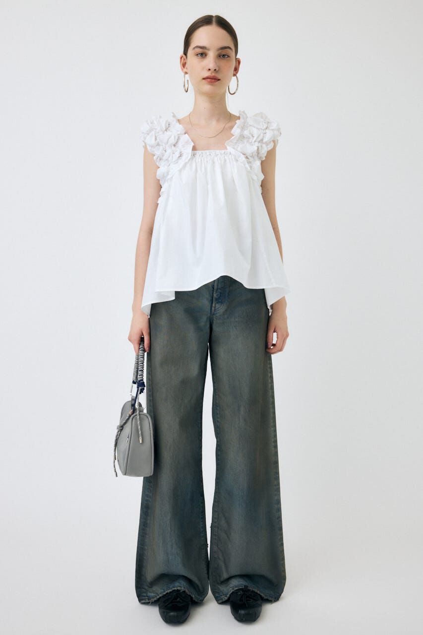 MOUSSY「MIDRISE RUSTER バギーデニム」|デニム|