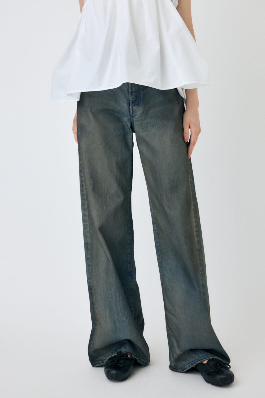 MOUSSY「MIDRISE RUSTER バギーデニム」|デニム|