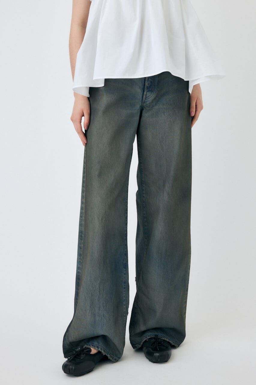 MOUSSY「MIDRISE RUSTER バギーデニム」|デニム|