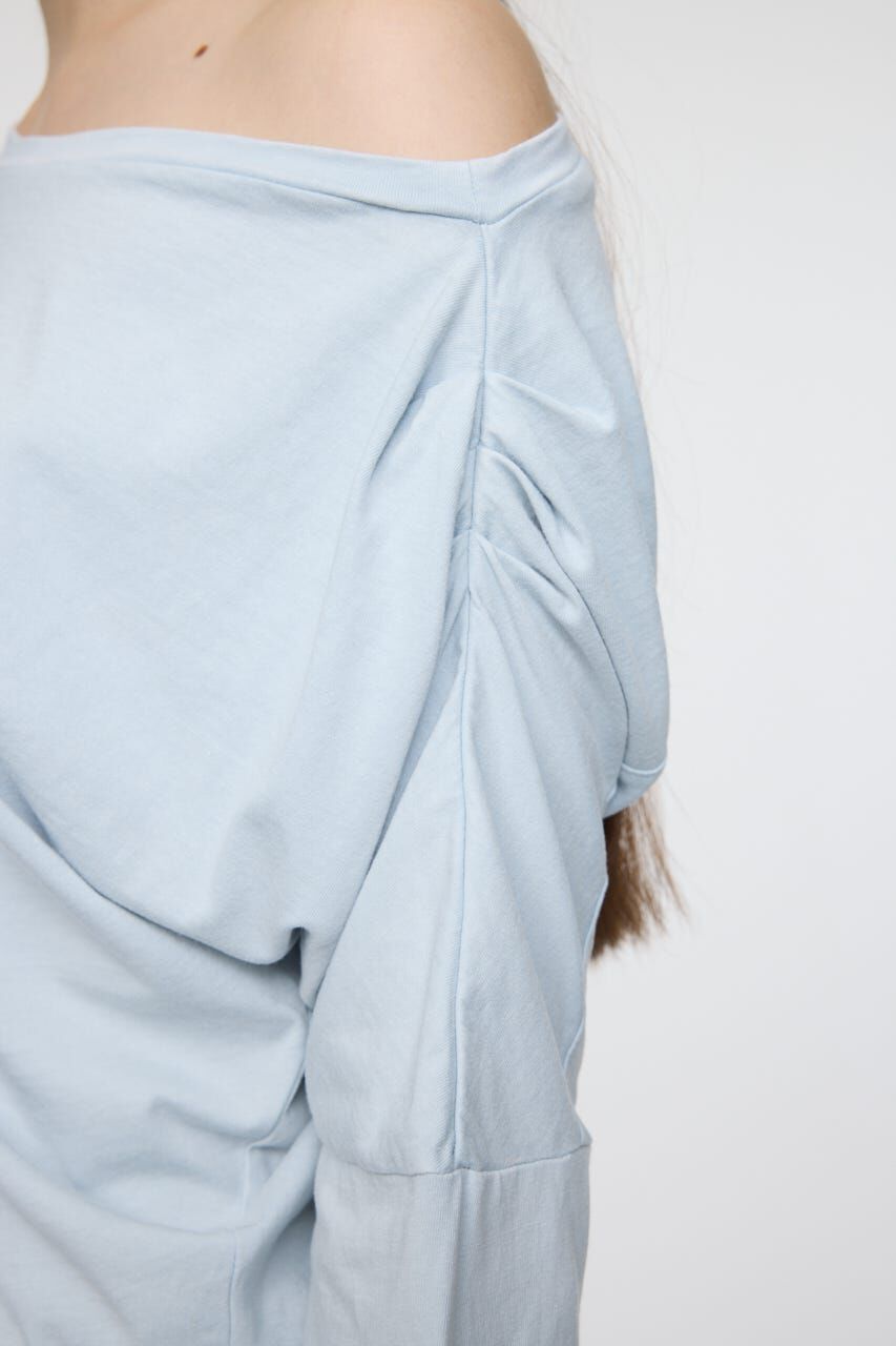 MOUSSY「OVER DYED ONE SHOULDER L/S TEE」|Tシャツ・カットソー|