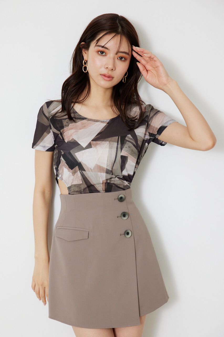 rienda「ボタンラップH/W SS-PT」|その他|BEG