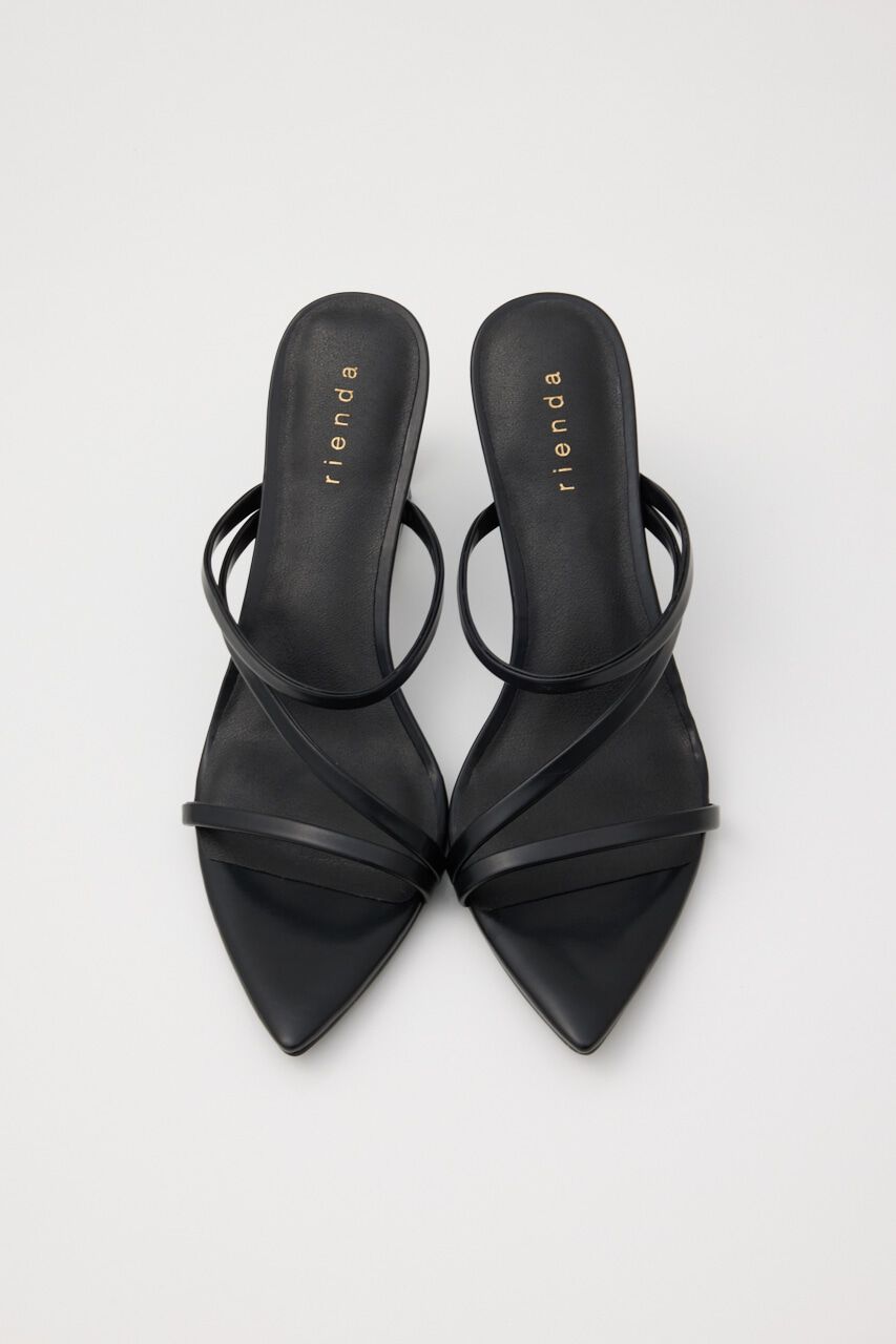 rienda「ハートデザインクリアヒールSDL」|サンダル|