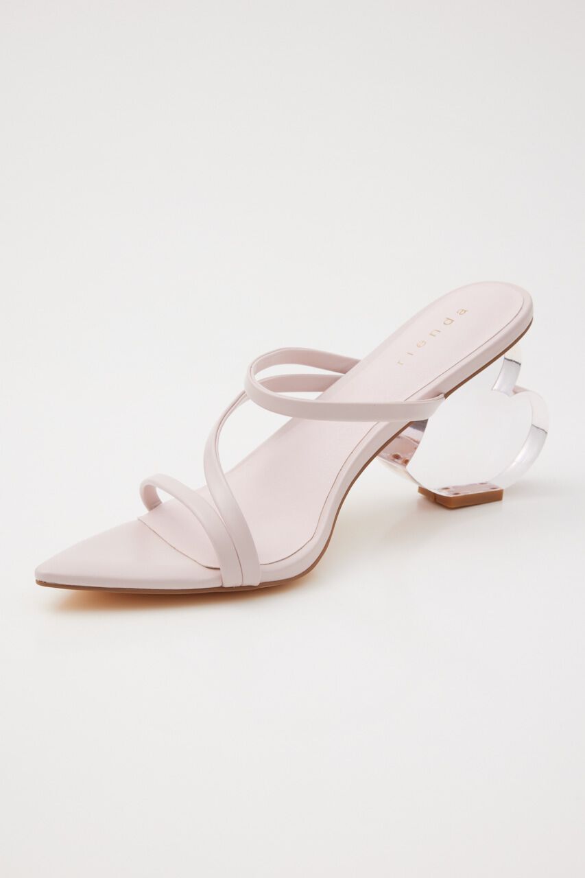 rienda「ハートデザインクリアヒールSDL」|サンダル|