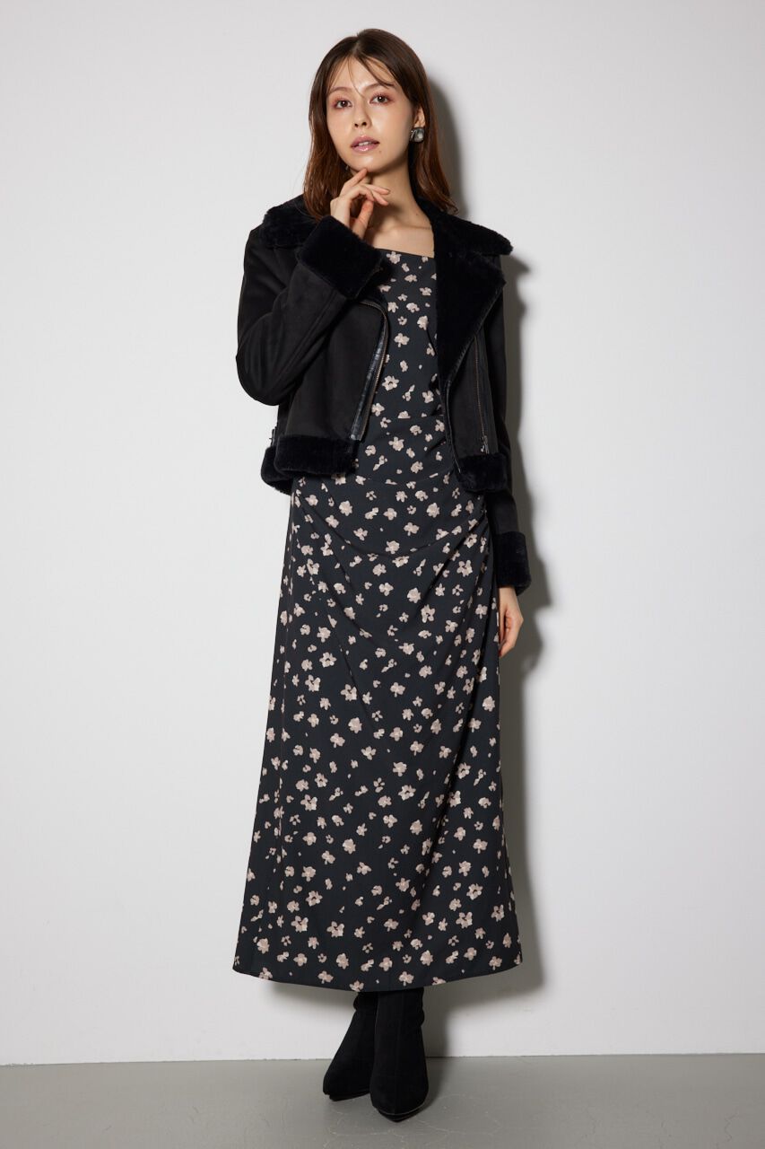 rienda「24フェイクスエードムートンライダースジャケット」|その他|