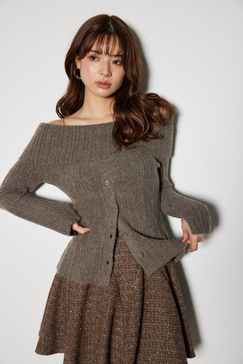 rienda「2WAYオフショルニットトップス」|ニット・セーター|