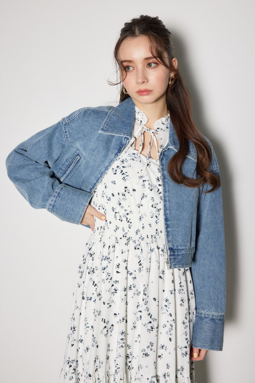 rienda「ステンカラーデニムジャケット」|その他|