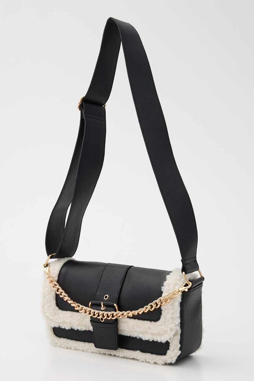 rienda「フェイクボアコンビショルダーバッグ」|その他|