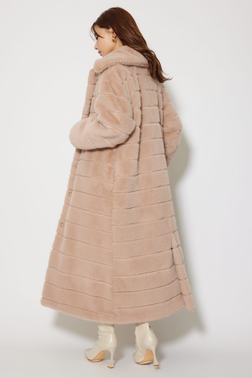 rienda「ニュアンスラインフェイクファーコート」|その他|