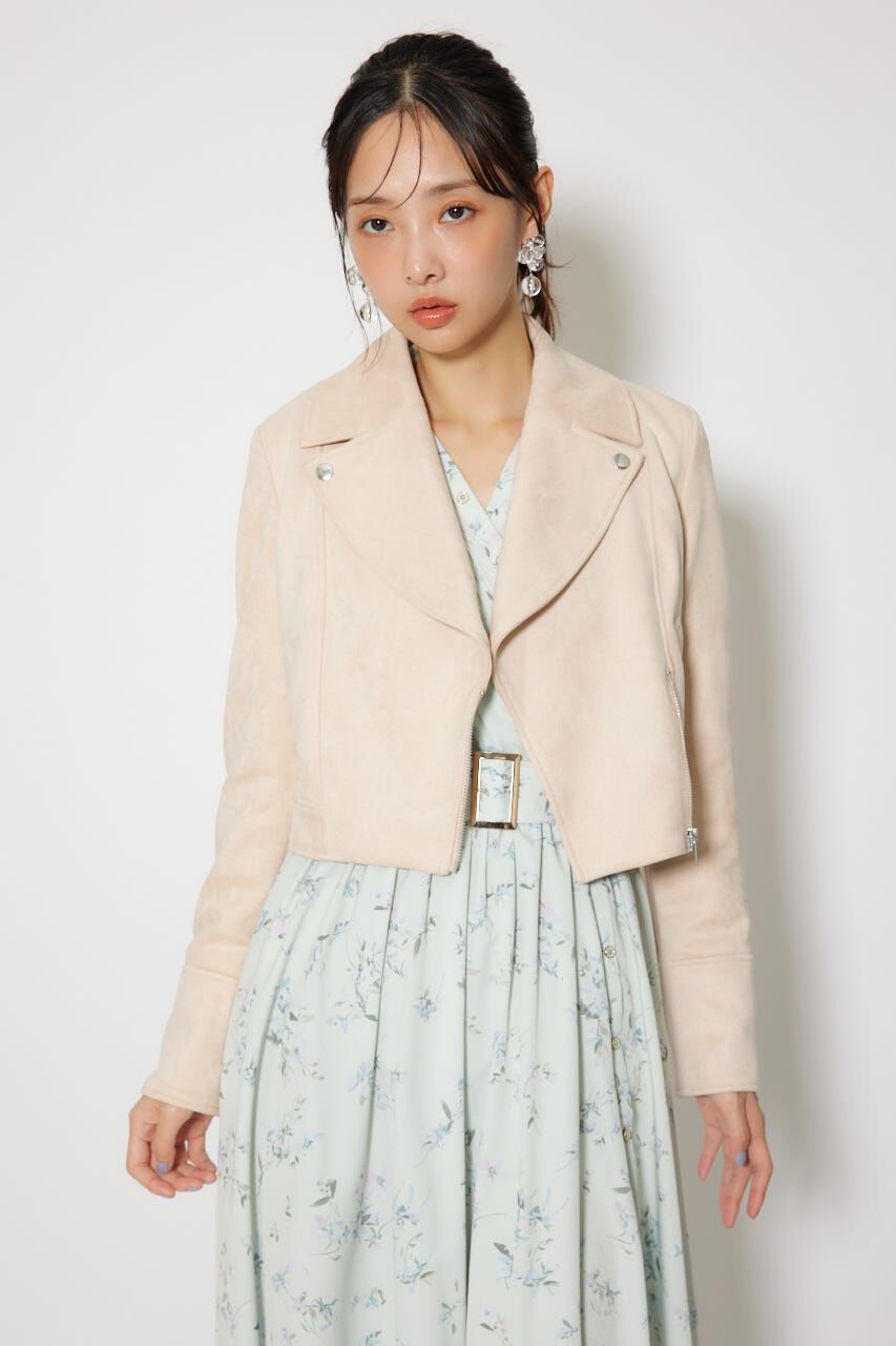 rienda「26SSフェイクスエードライダースジャケット」|その他|