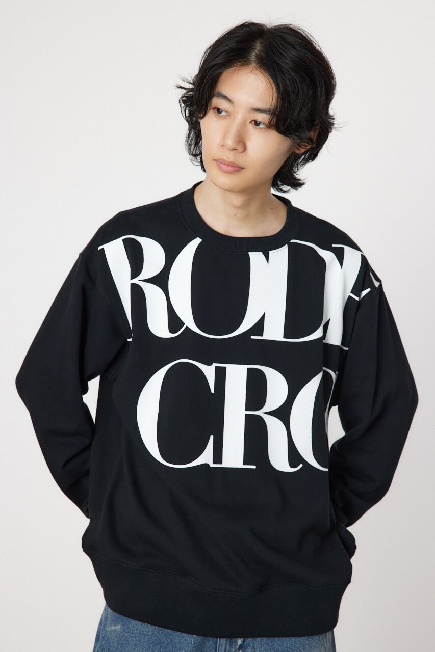 RODEO CROWNS「アッパーロゴスウェット」|パーカー|BLK