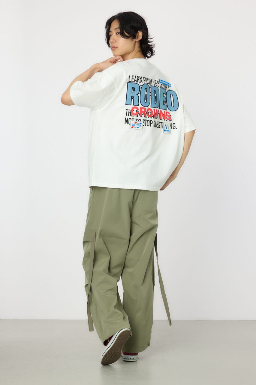 RODEO CROWNS「メンズOverlap デニムアップリケTシャツ」|Tシャツ・カットソー|