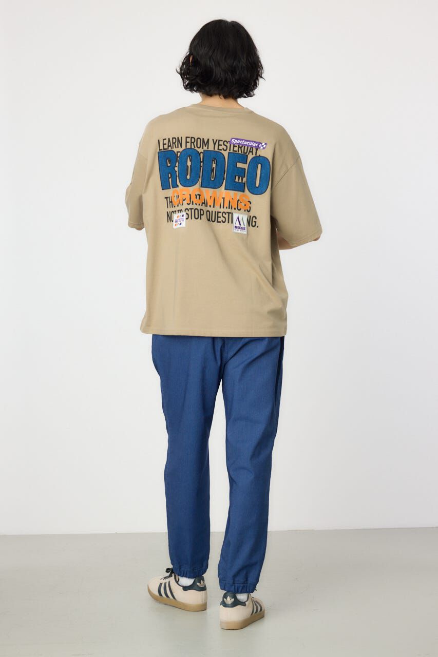 RODEO CROWNS「メンズOverlap デニムアップリケTシャツ」|Tシャツ・カットソー|