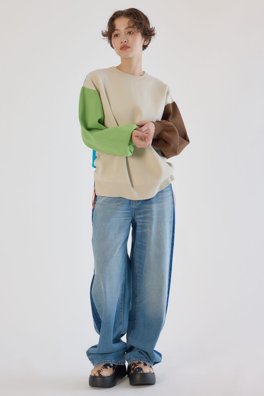 RODEO CROWNS「ワイド ルーズデニム」|デニム|