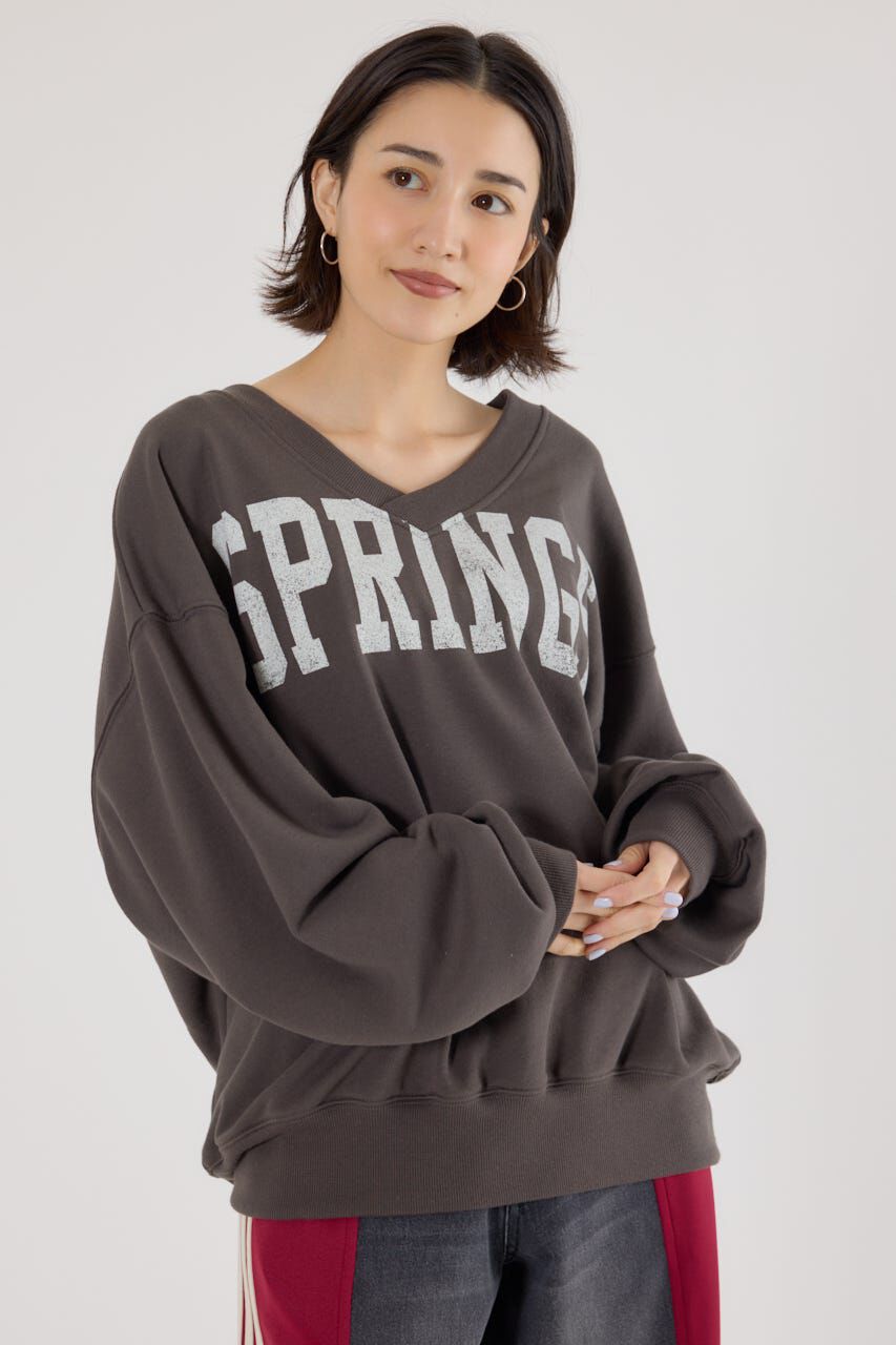 RODEO CROWNS「2 WAYルーズスウェット」|パーカー|