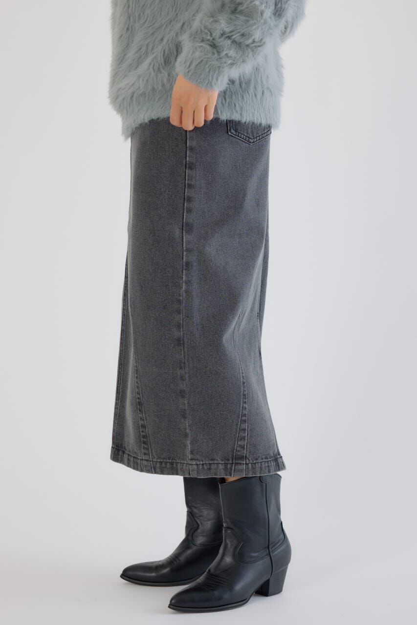 RODEO CROWNS「カーブデニムマキシスカート」|スカート|