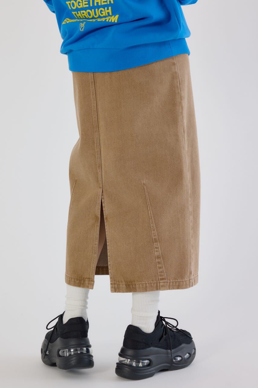 RODEO CROWNS「カーブデニムマキシスカート」|スカート|