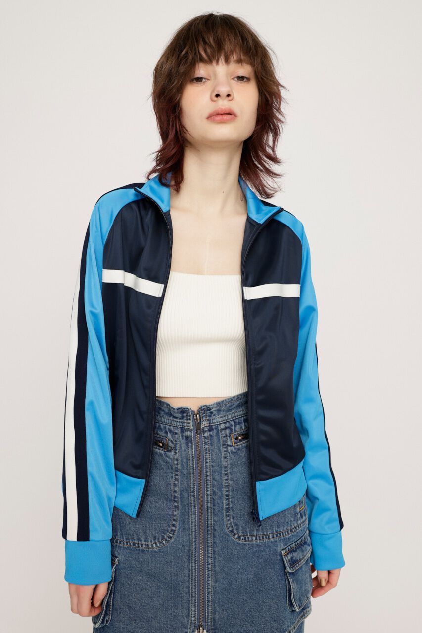 SLY「SHOULDER LINE TRACK ジャケット」|ブルゾン・スタジャン|