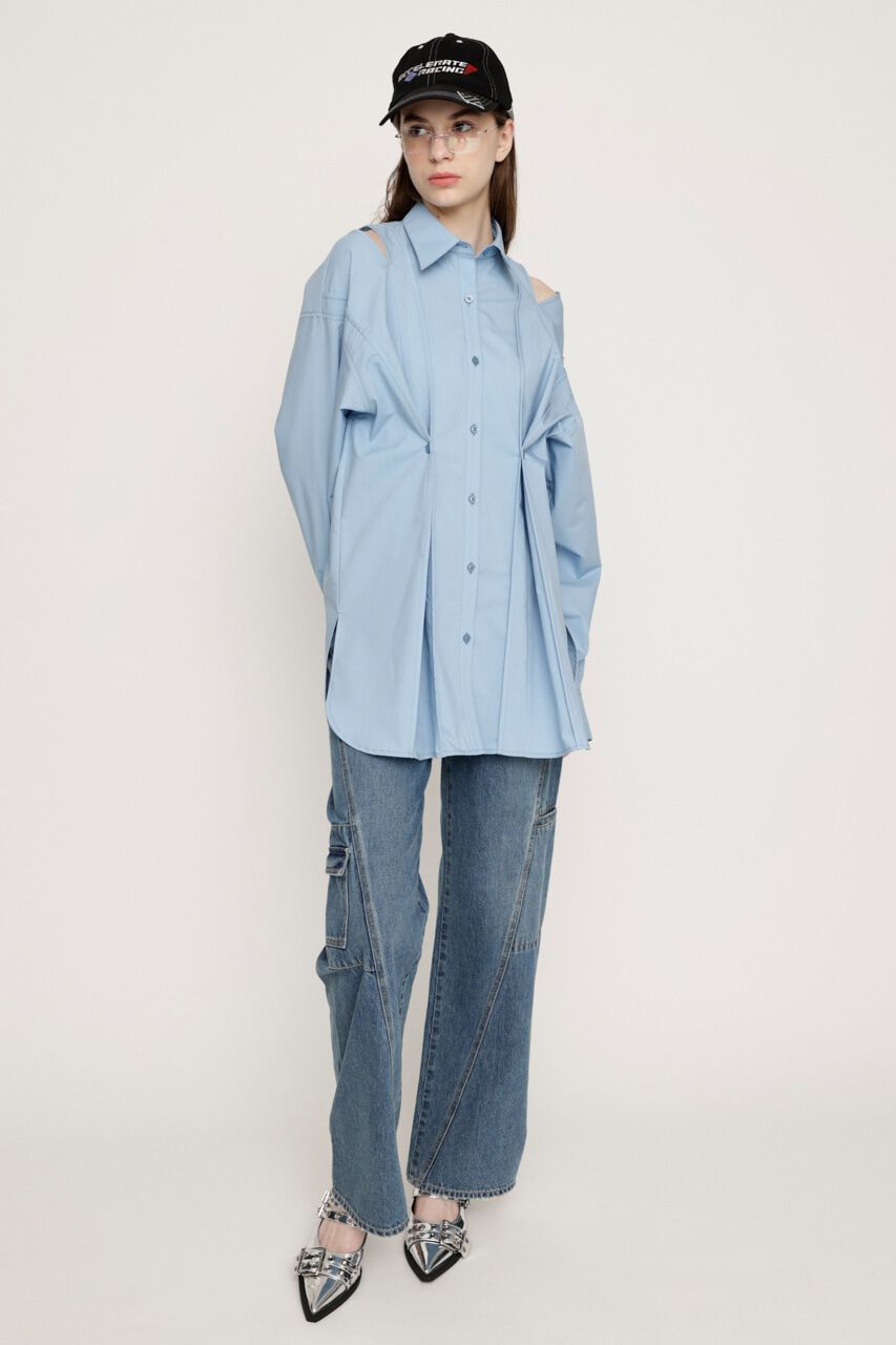 SLY「2WAY OVER SIZE シャツ」|シャツ・ブラウス|