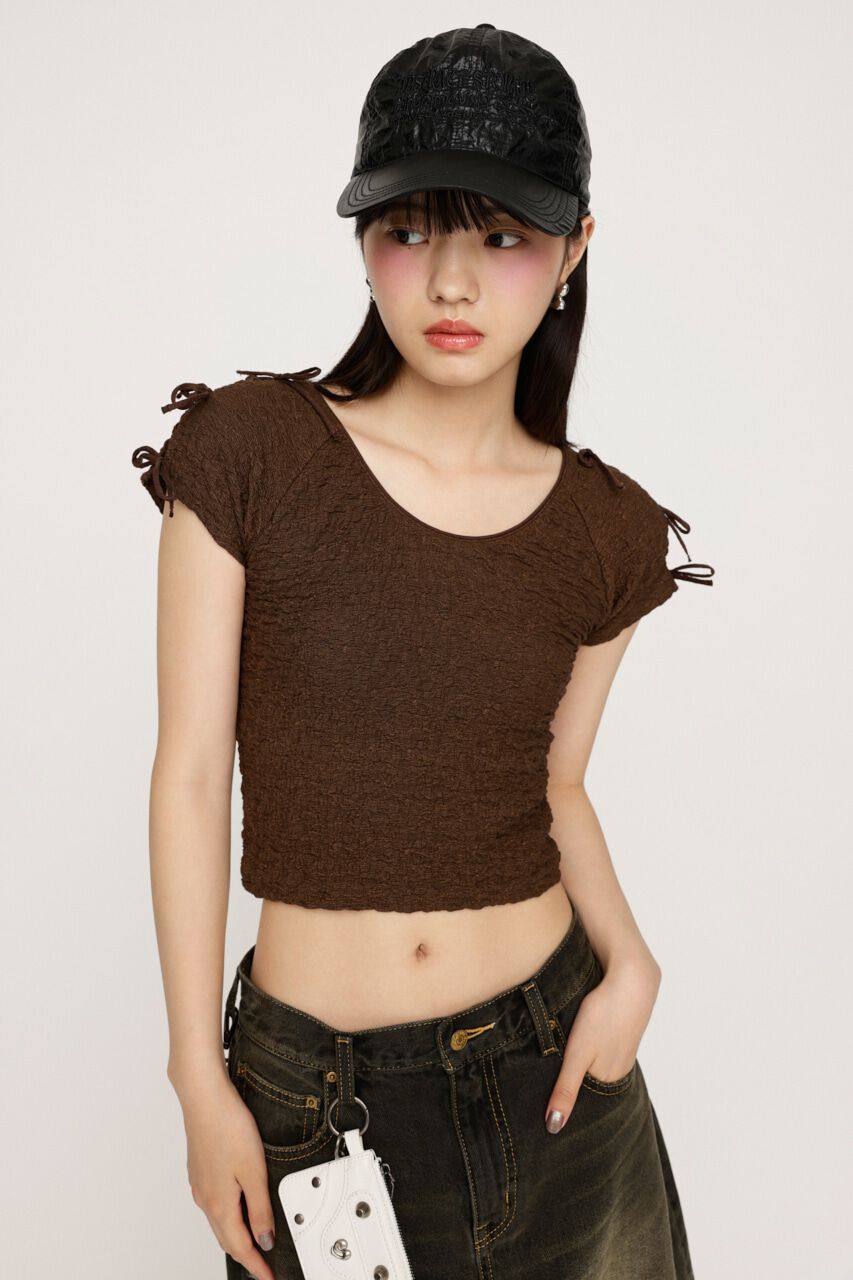 SLY「2WAY RIBBON JQ トップス」|Tシャツ・カットソー|