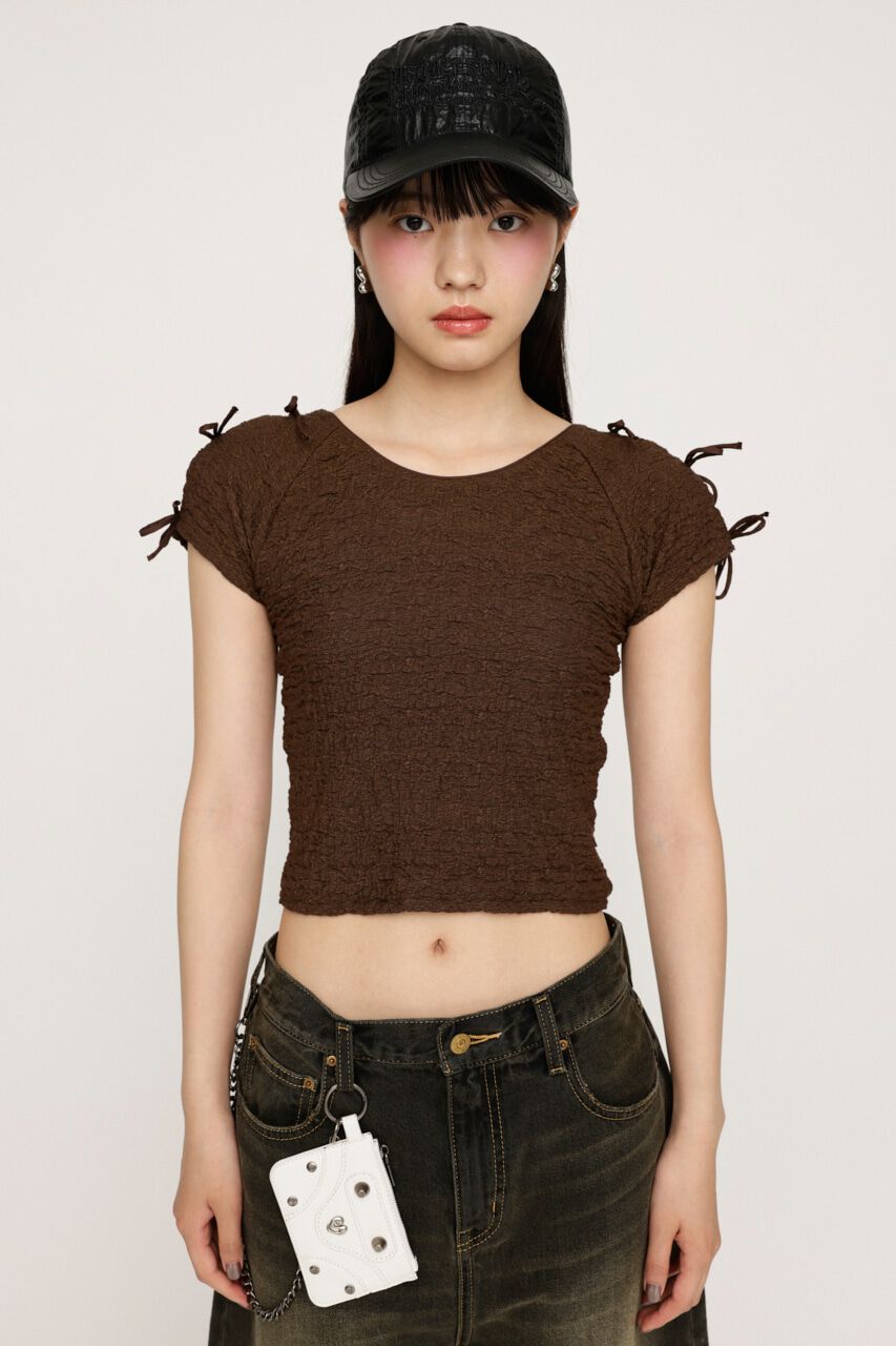 SLY「2WAY RIBBON JQ トップス」|Tシャツ・カットソー|