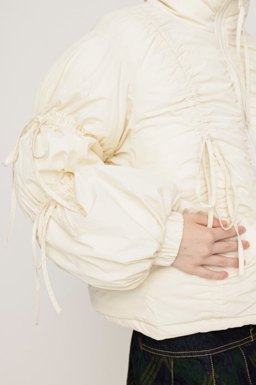 SLY「RIBBON GATHER PUFFER ジャケット」|その他|